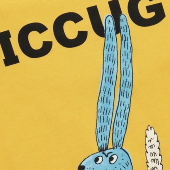 SOLDDDD Gucci Kids Yellow T-Shirt with Blue Graphic - Picture 2 of 4